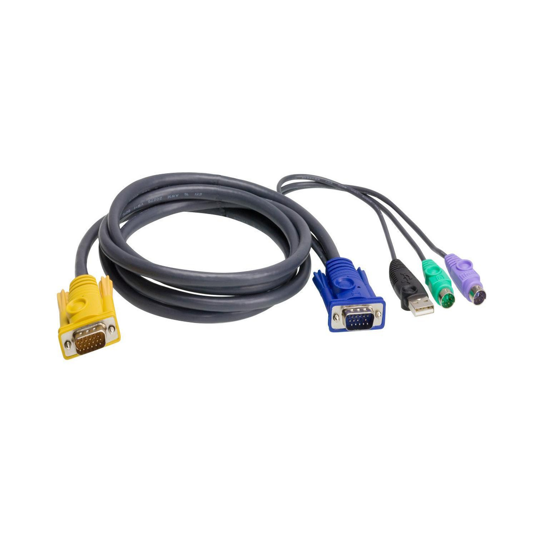 Aten Aten câble kvm usb 1,8m ps/2