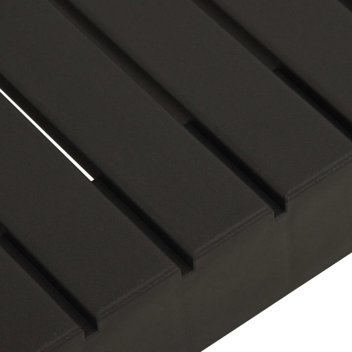 VIDAXL Table de salon de jardin Plastique Gris