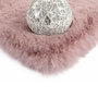 Voir la diapositive 5 : Paris Prix Tapis Uni Rond Doux à Poils Longs  Rabbit  Rose