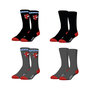 Voir la diapositive 1 : FREEGUN Lot de 4 paires de chaussettes homme La Vache Qui Rit