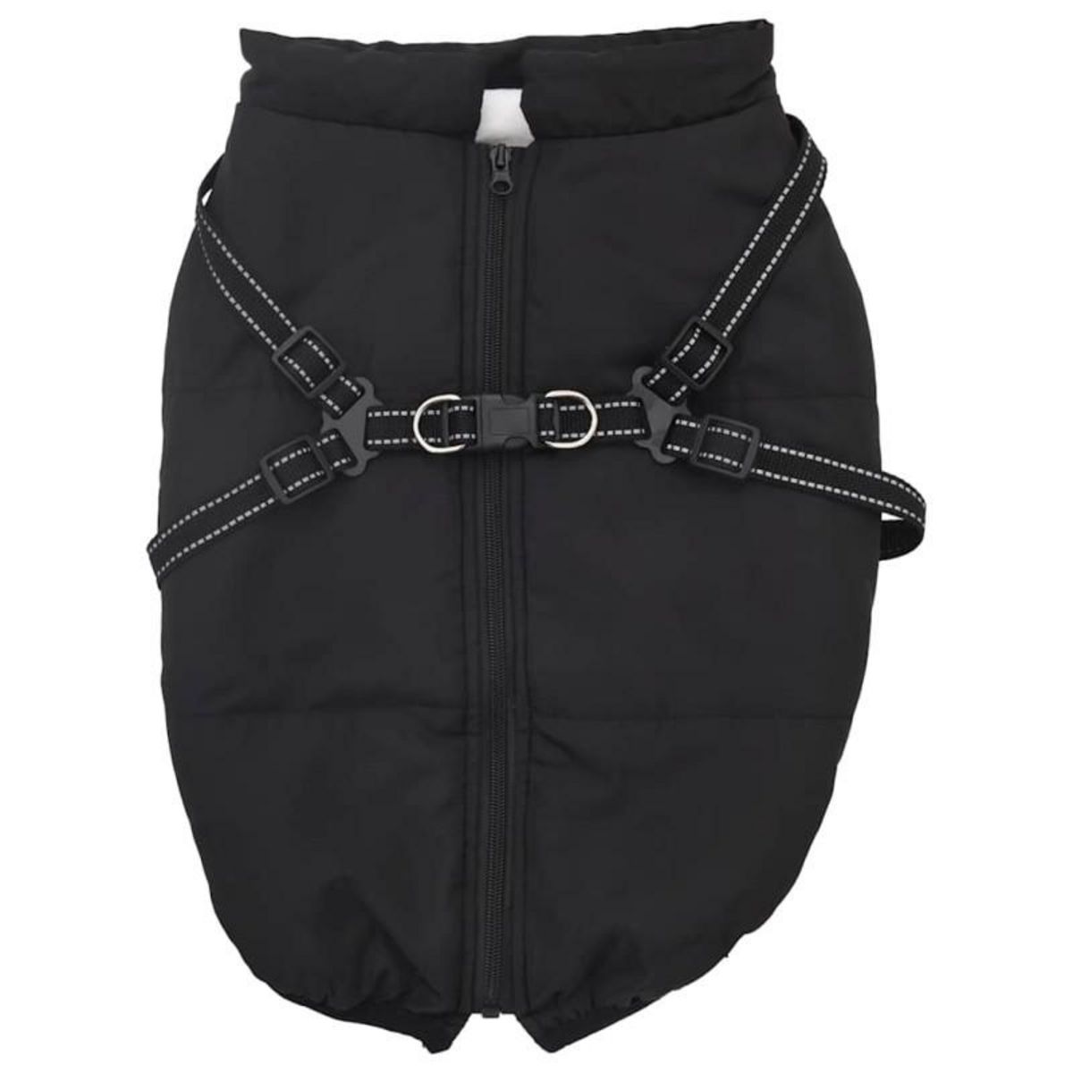 VIDAXL Manteau pour chiens avec harnais imperméable réfléchissant L44