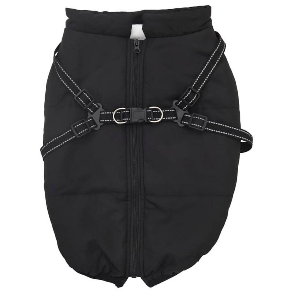 VIDAXL Manteau pour chiens avec harnais imperméable réfléchissant L44