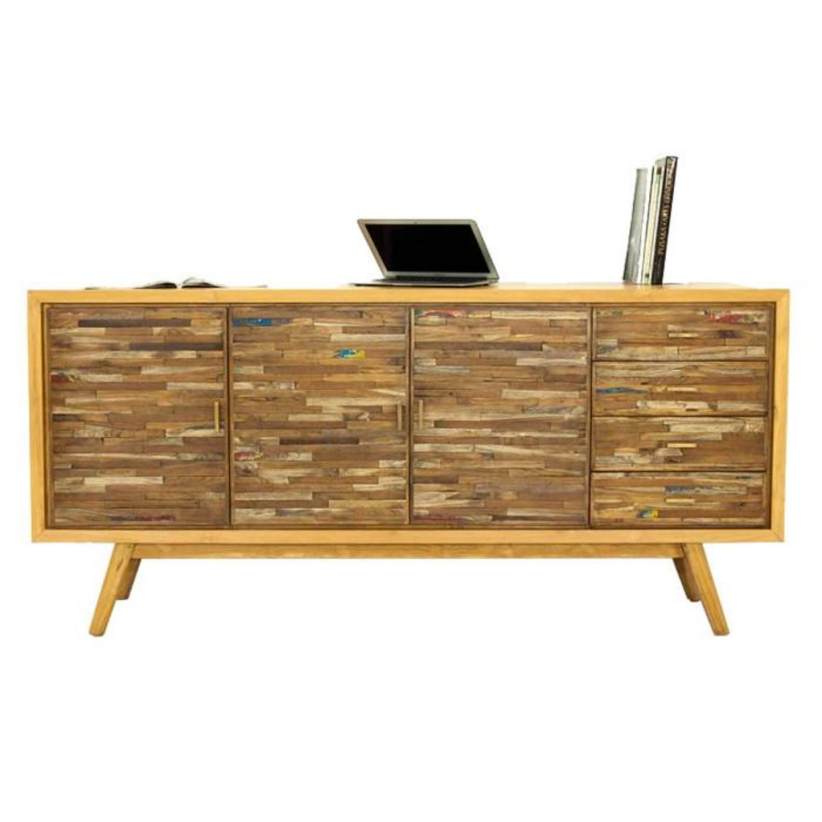 Paris Prix Buffet 3 Portes  Kapal  Naturel