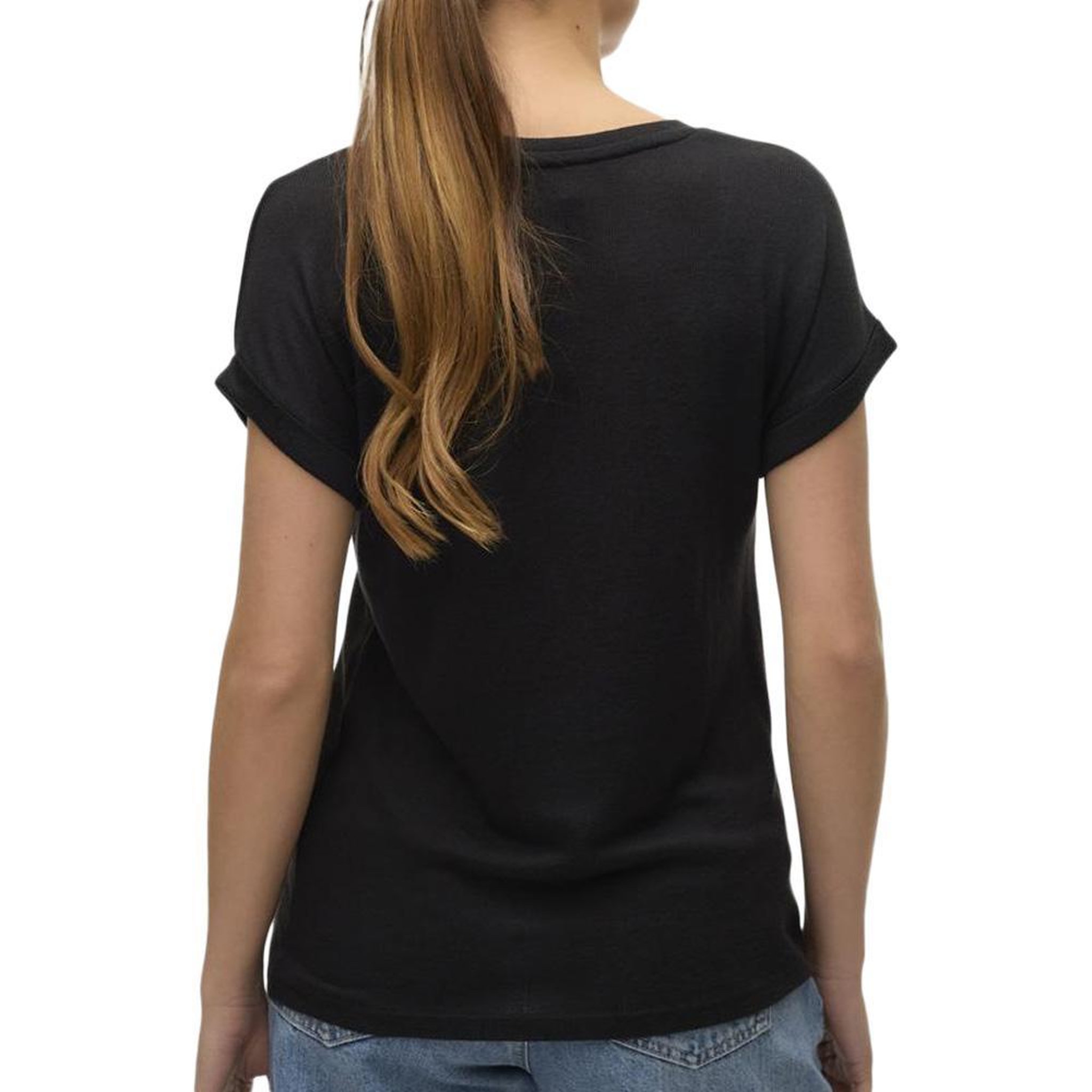 Voir la diapositive 2 : Vero Moda T-Shirt Noir Femme Vero Moda Brianna 10291353s