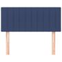 Voir la diapositive 3 : VIDAXL Tete de lit Bleu 90x5x78/88 cm Tissu
