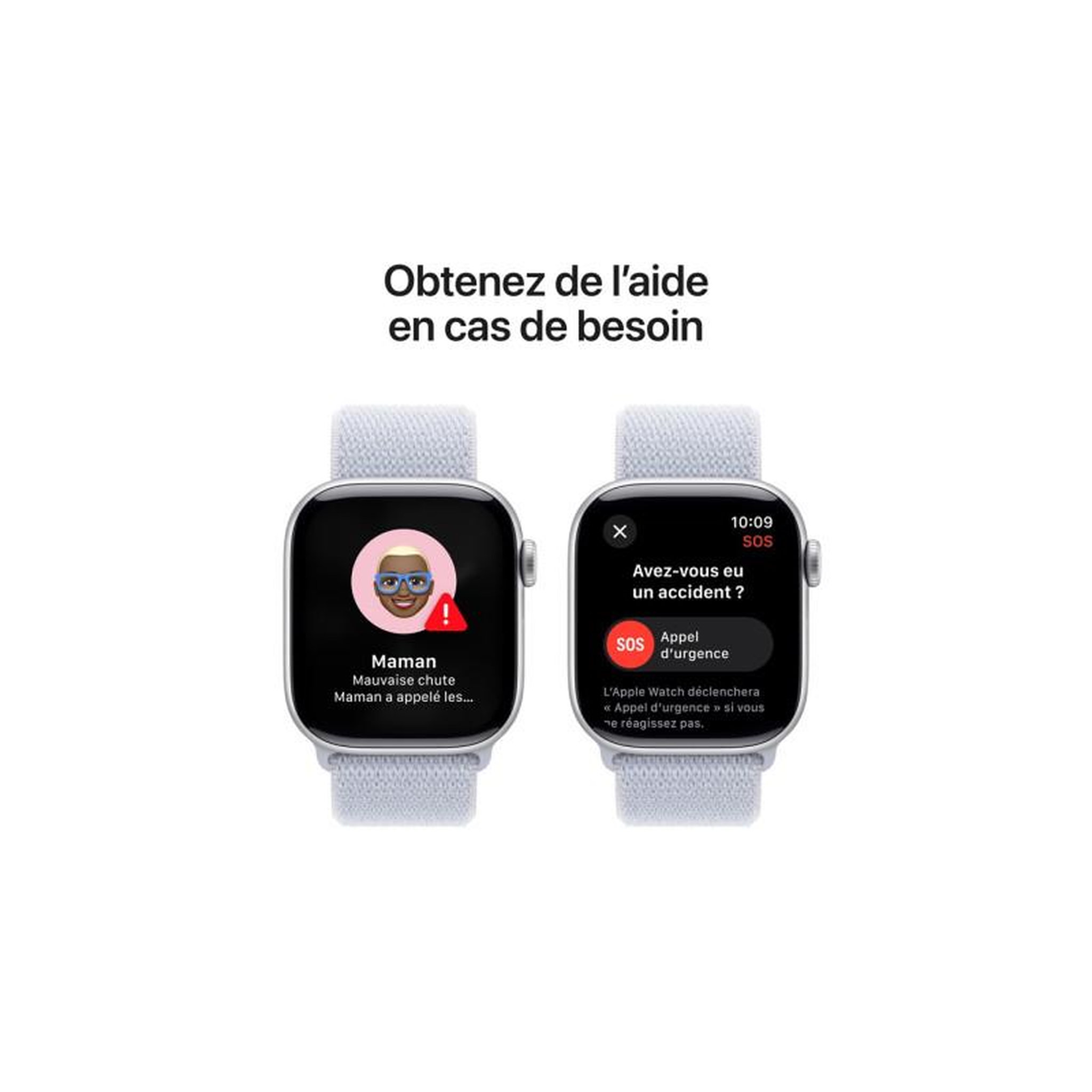 Voir la diapositive 6 : APPLE Montre connectée Serie 10 42mm Alu/Argent Loop