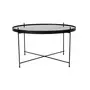 LISA DESIGN Glina - table basse - métal et verre - 70 cm -