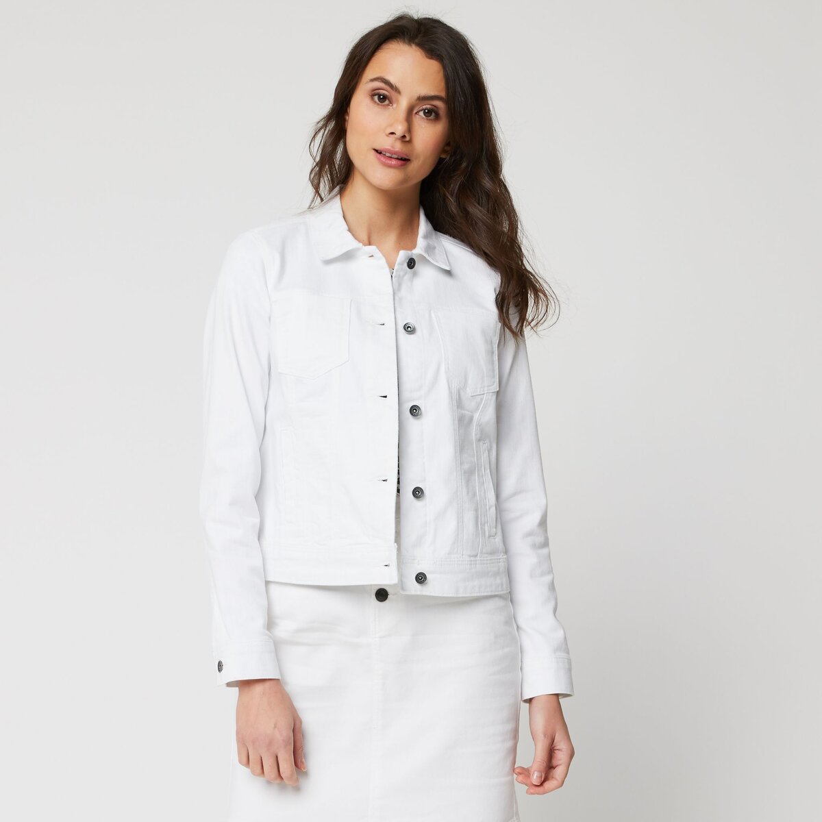 Blouson blanc 2025 femme pas cher