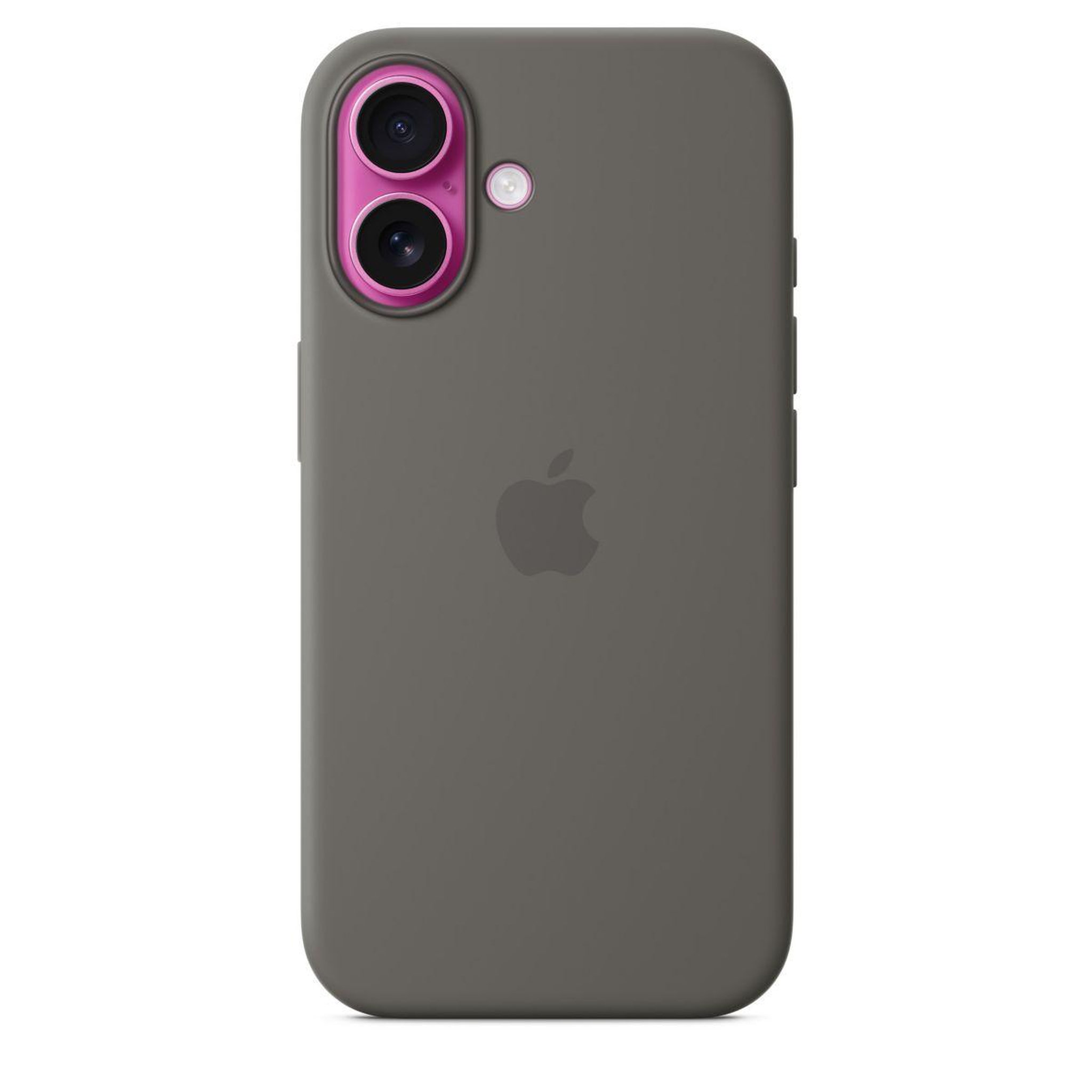 Voir la diapositive 3 : APPLE Coque iPhone 16 MagSafe Gris sidéral Silicone