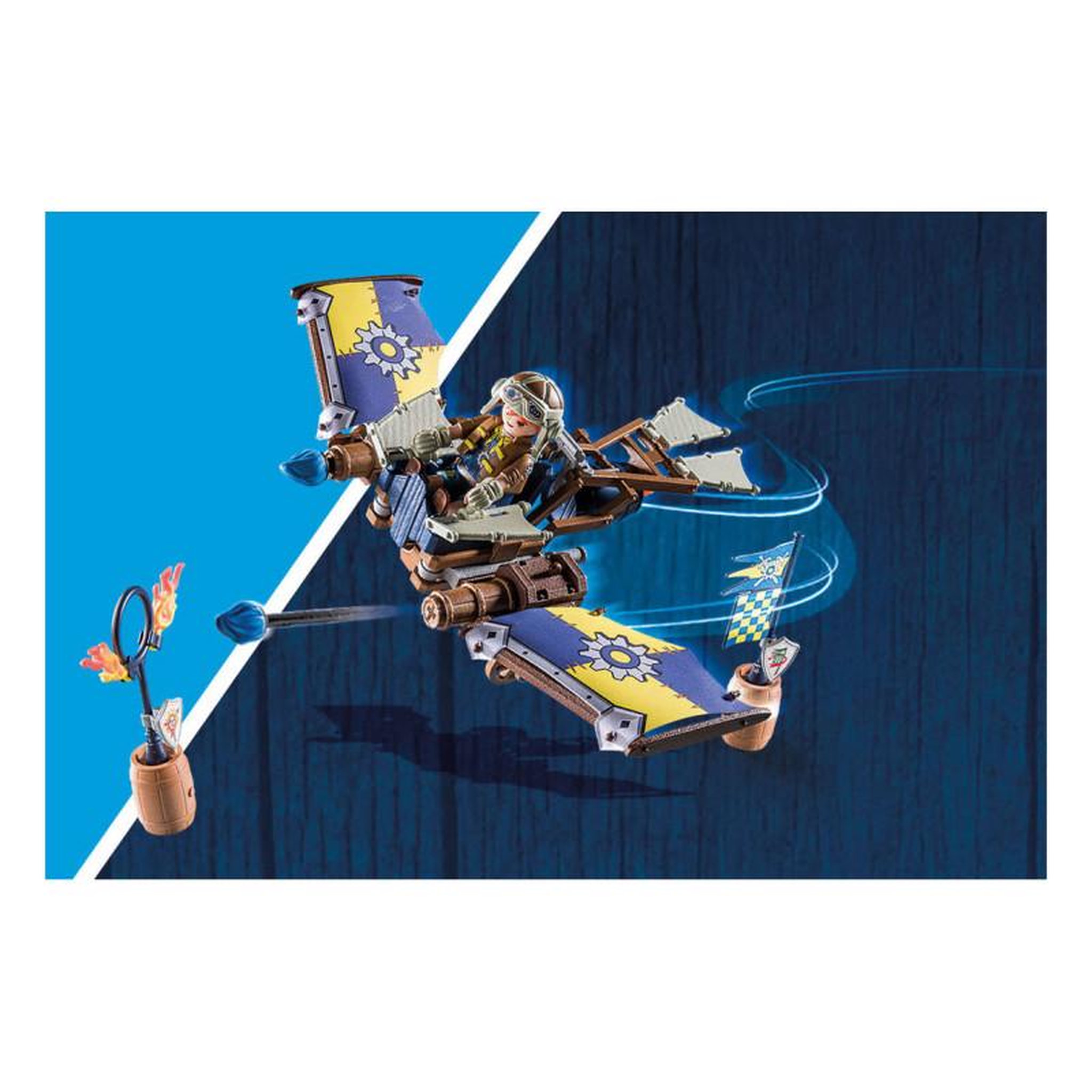 Voir la diapositive 4 : PLAYMOBIL Playmobil Novelmore Dario's glider - 71211 71211