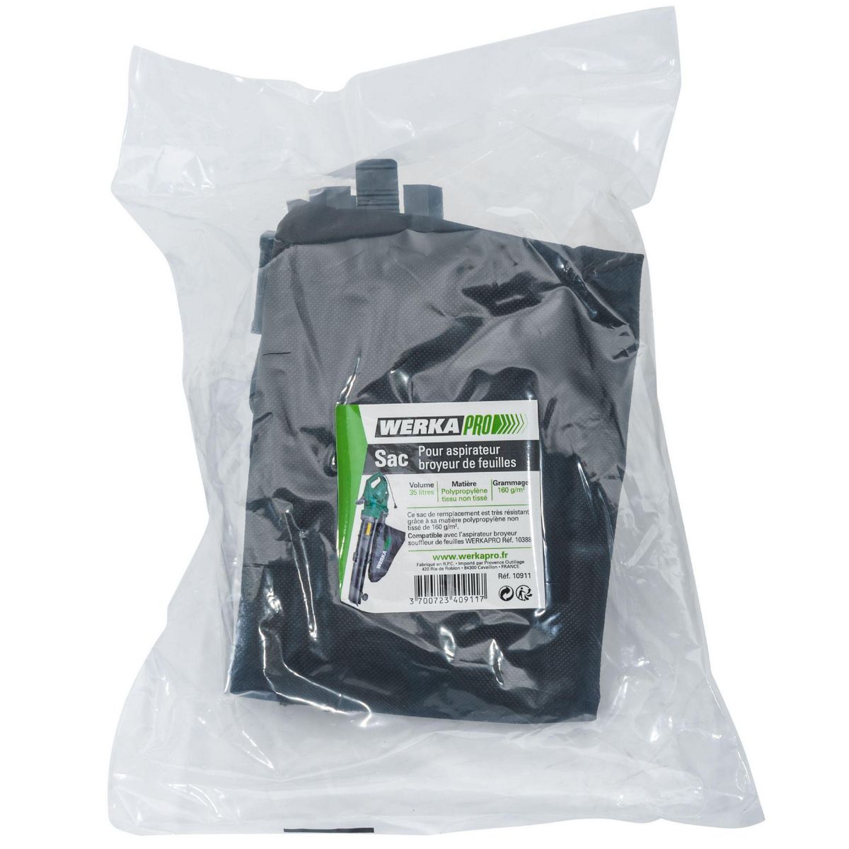 WERKAPRO Sac de remplacement pour aspirateur broyeur 35l WERKA PRO