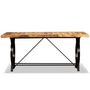 Voir la diapositive 3 : VIDAXL Table a manger Bois de manguier brut 180 cm