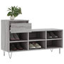 Voir la diapositive 4 : VIDAXL Armoire à chaussures Sonoma gris 102x36x60 cm Bois d ingénierie
