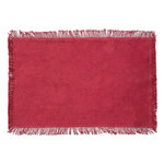 SECRET DE GOURMET Set de Table Déco  Maha  30x45cm Rouge Grenat