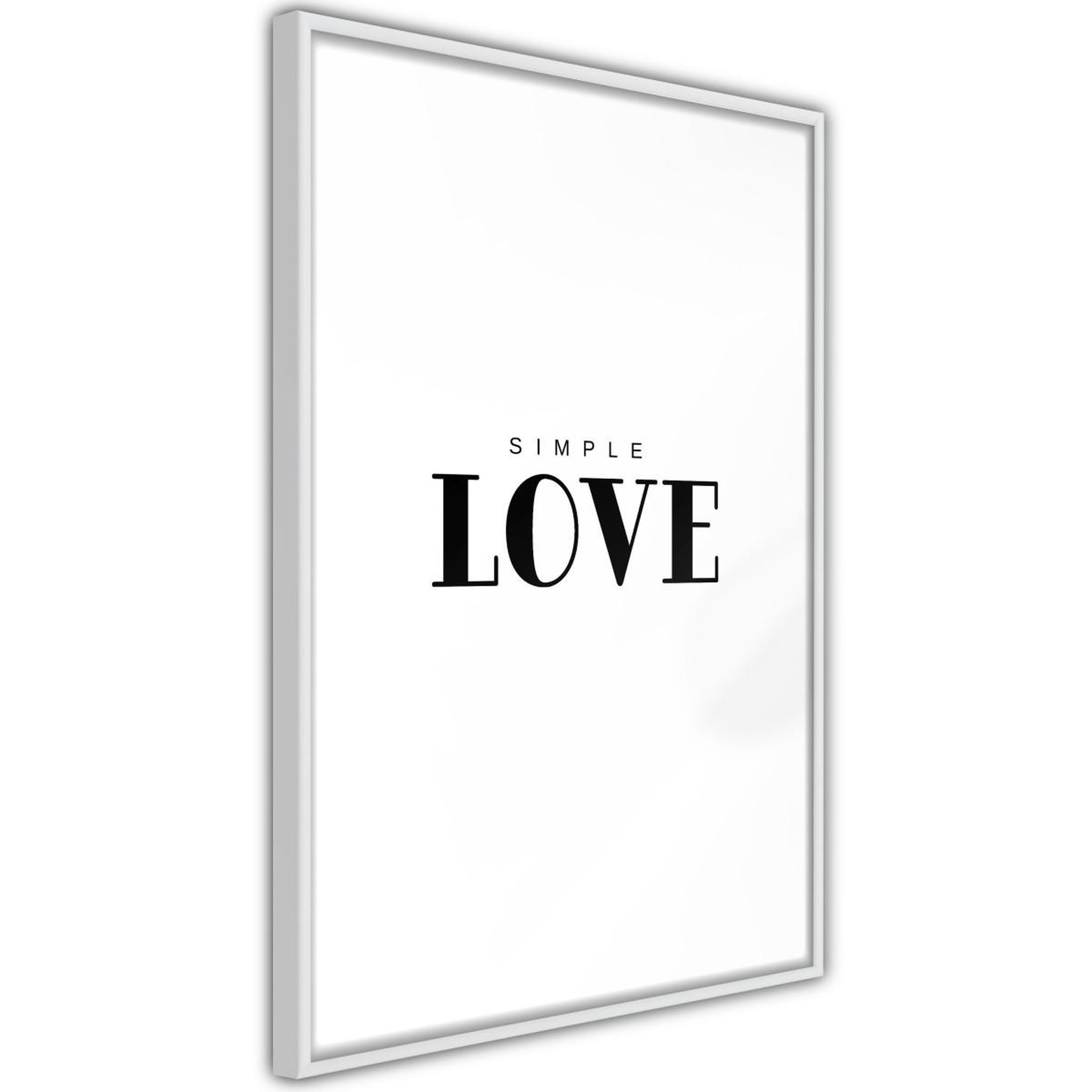 Paris Prix Affiche murale encadrée  simple love