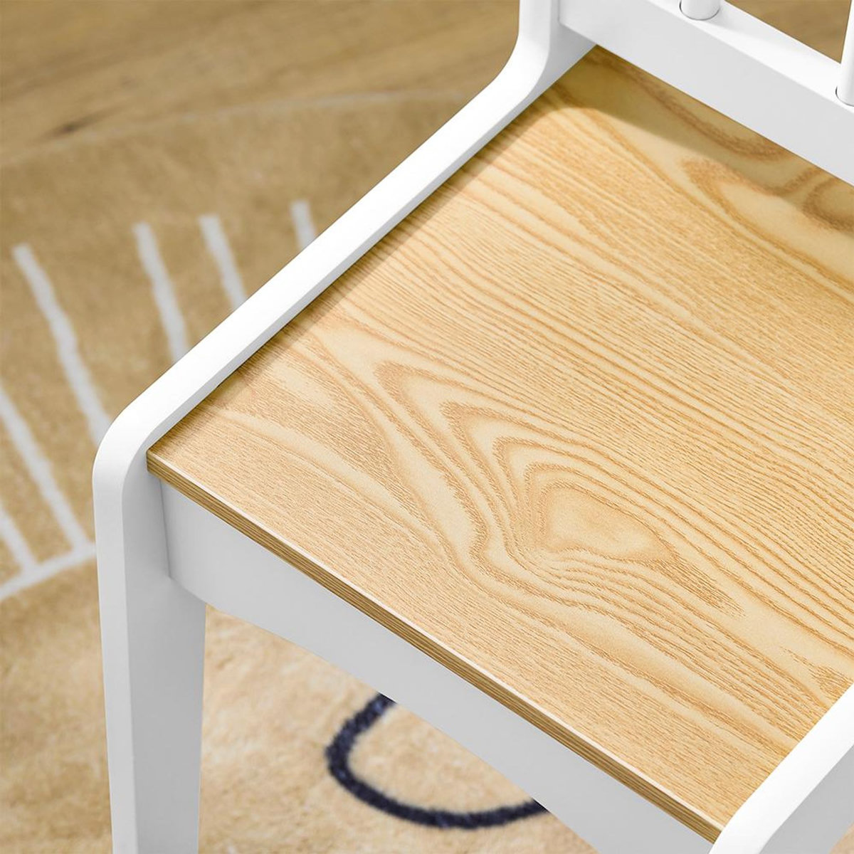 SOBUY SoBuy - Ensemble Table Et Chaise Enfant avec 2 étagères - Nordique - KMB60