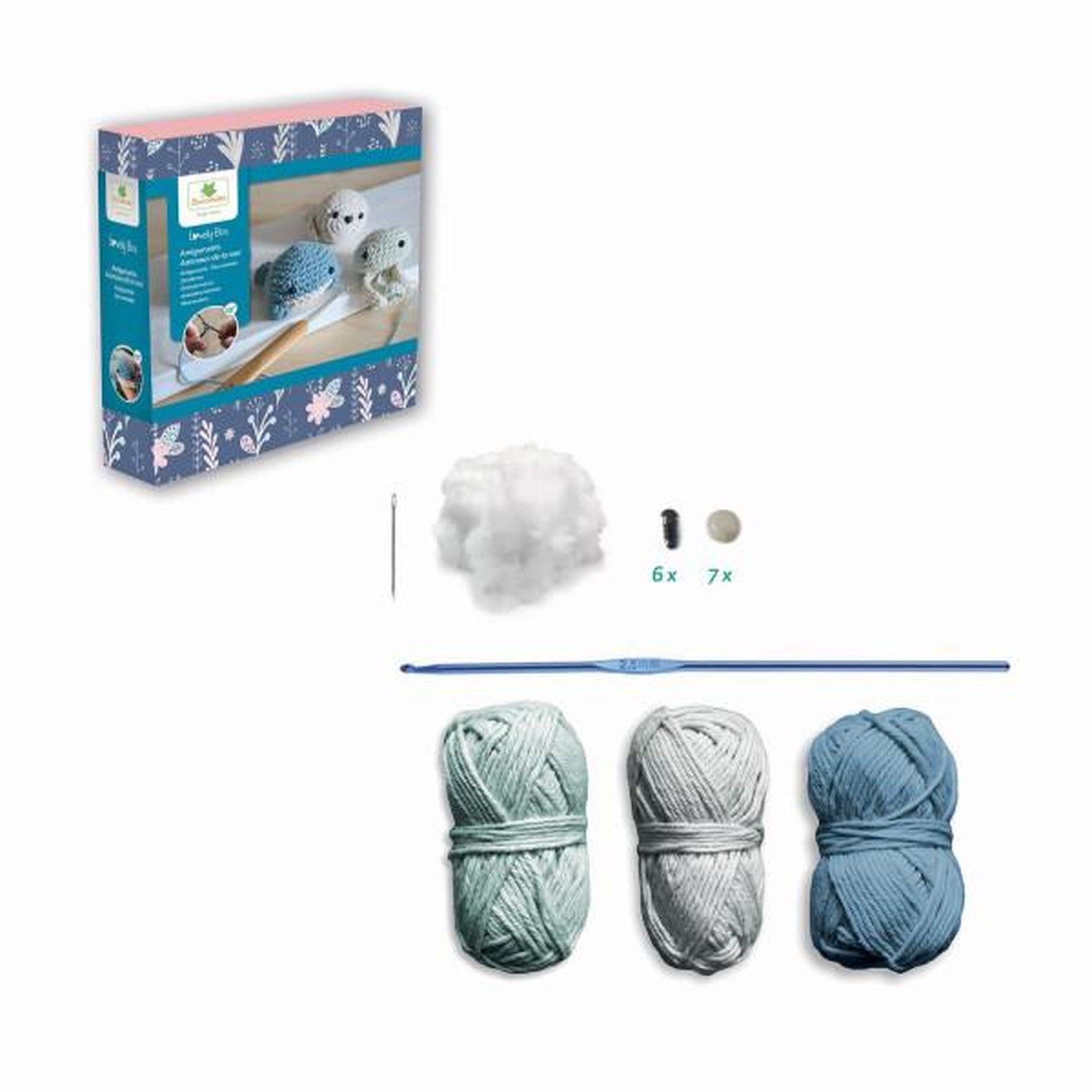 Voir la diapositive 3 : SYCOMORE Lovely Box - SYCOMORE - Amigurumi - Animaux de la mer - Des 10 ans