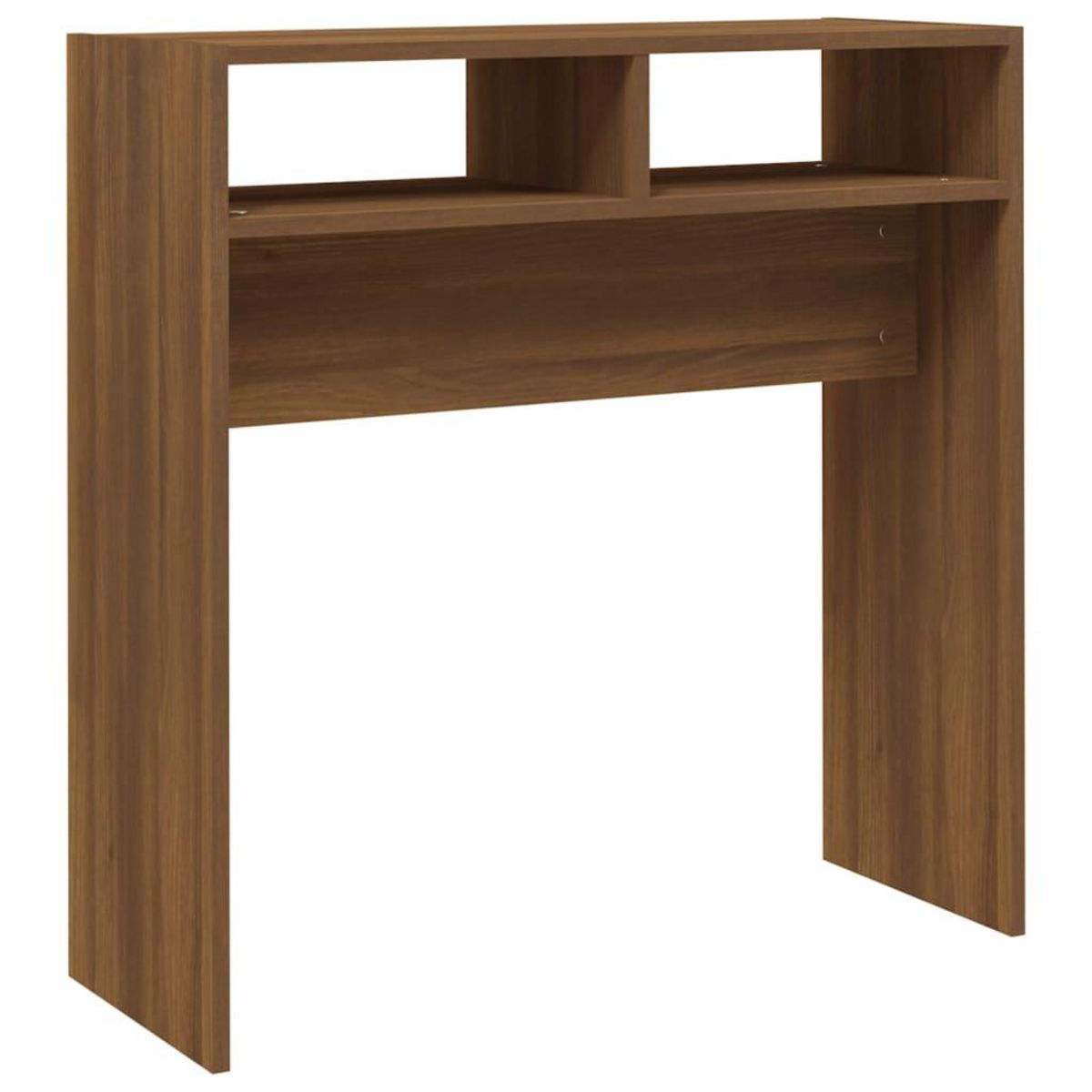 VIDAXL Table console Chene marron 78x30x80 cm Bois d'ingenierie