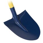 OUTILS PERRIN Pelle Alsace 27 à rebords emmanché compo tube courbe 1,35 m