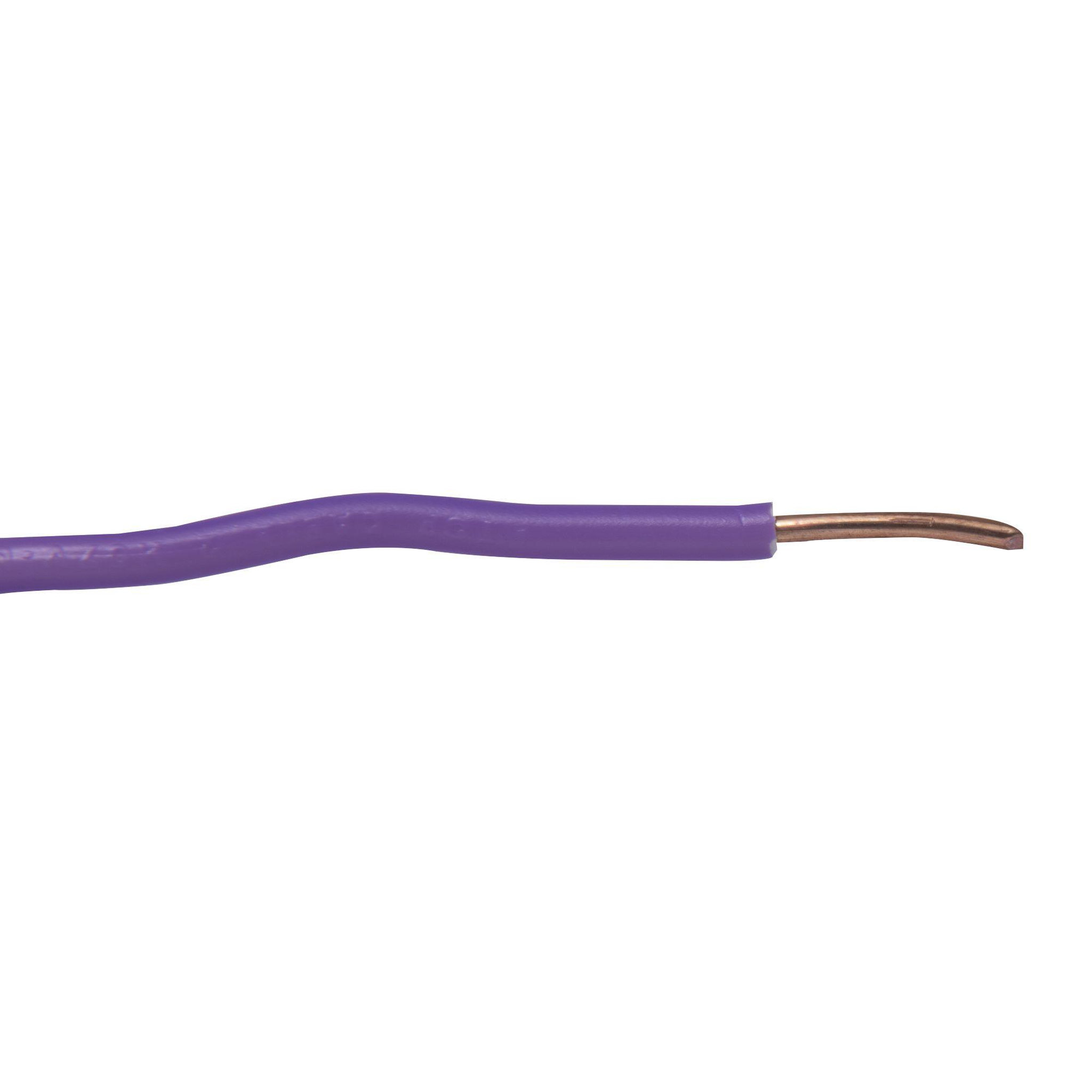 Voir la diapositive 3 : ZENITECH Câble électrique ho7v-u 1,5 mm2 violet 10 m