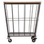 Voir la diapositive 2 : ATMOSPHERA Table coffre industriel Jordi - 39 x H. 43 cm - Marron