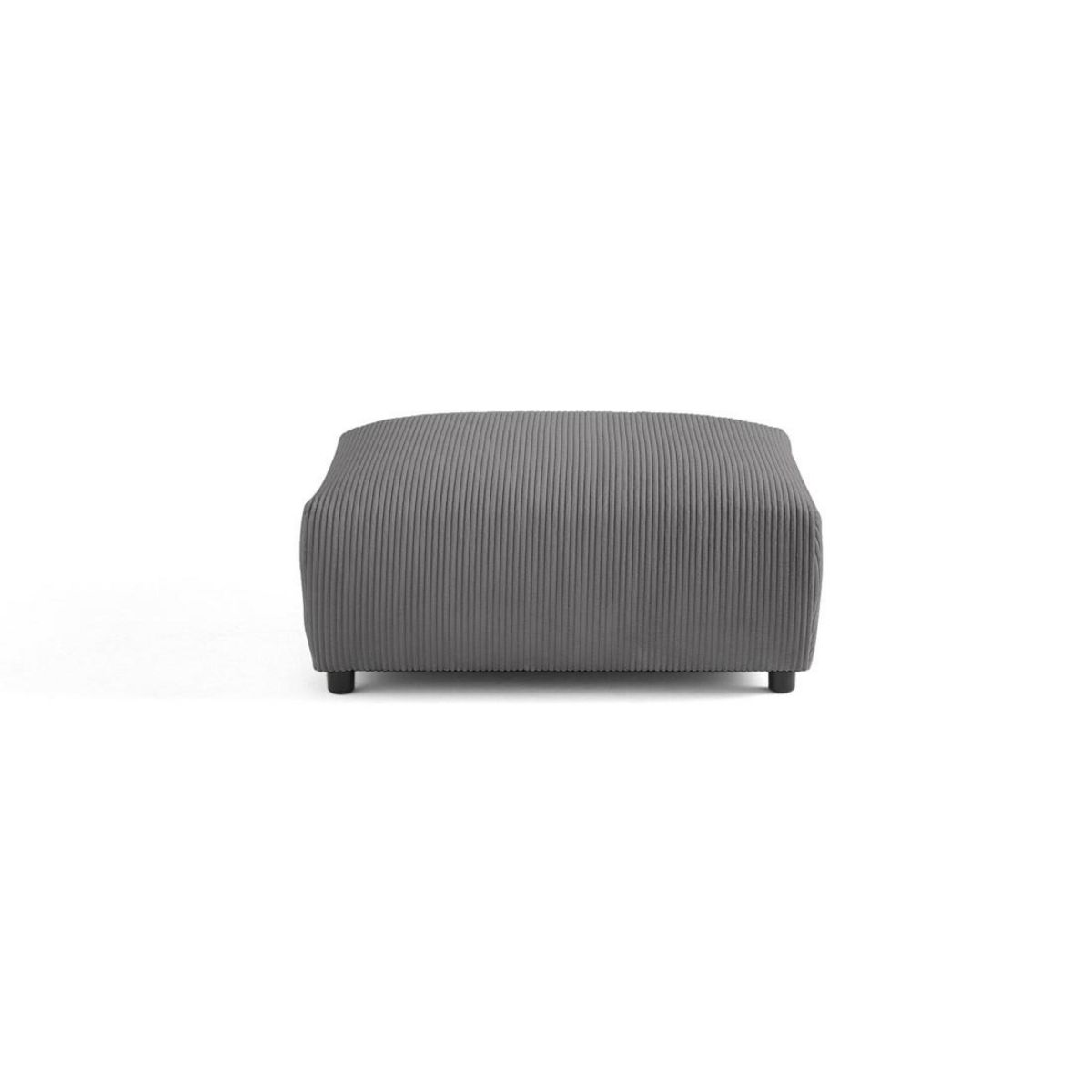 LISA DESIGN Garance - pouf modulable - en velours côtelé