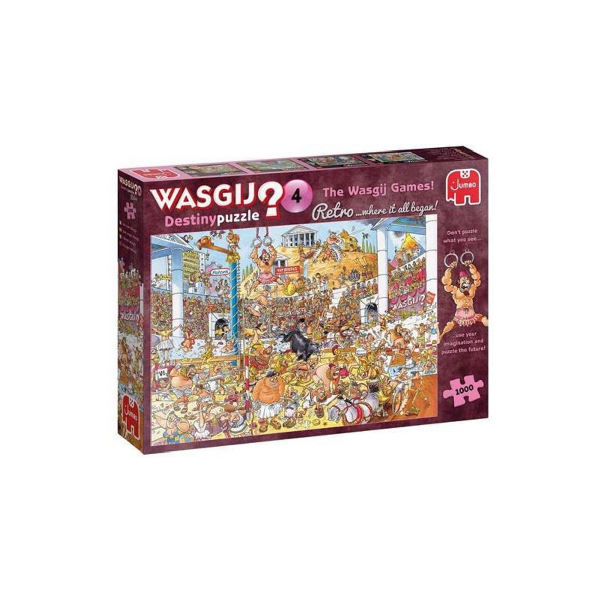 DISET Puzzle 1000 pièces Diset Wasgij Retro Destiny 4