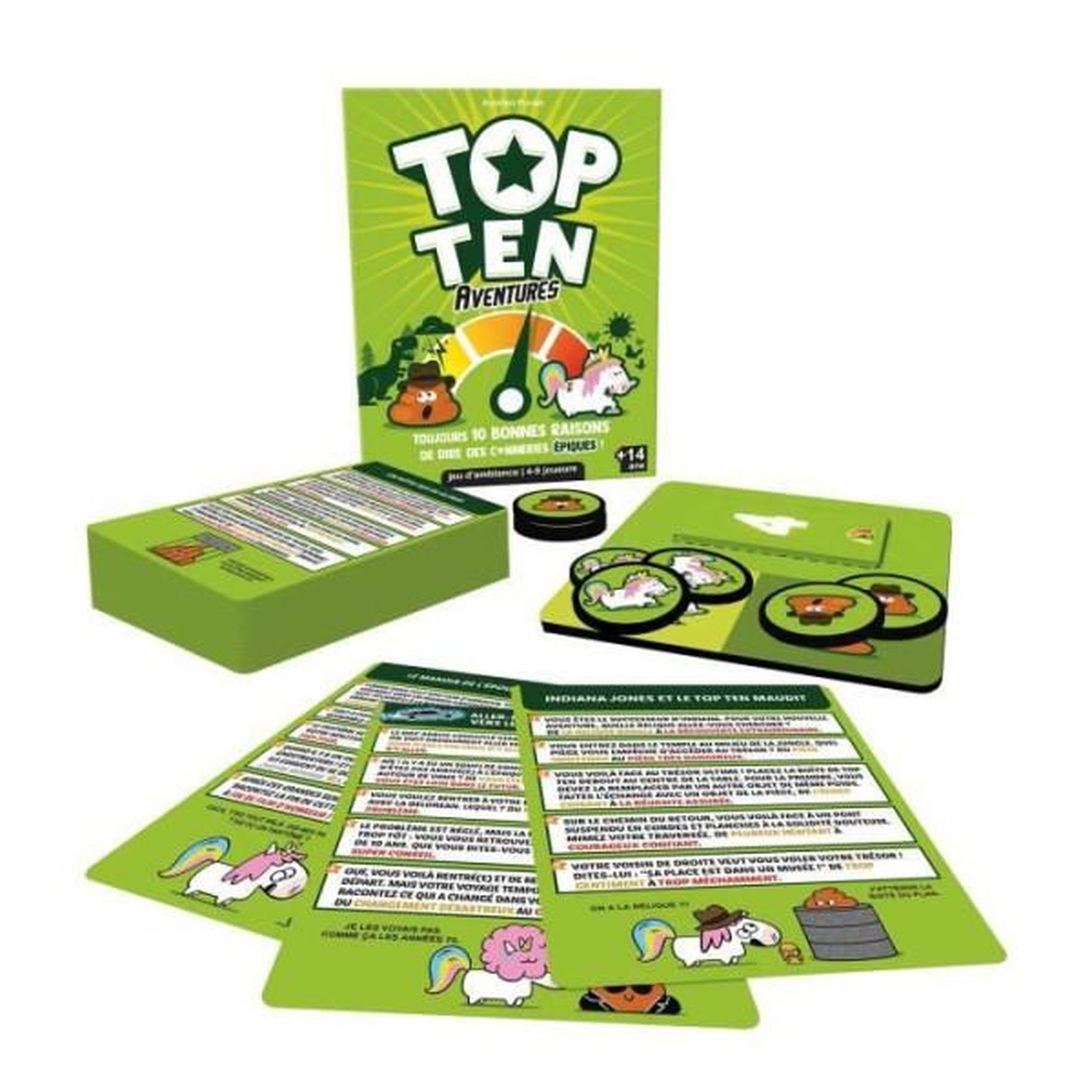 Asmodee Jeu d'ambiance Asmodee Top Ten Aventures