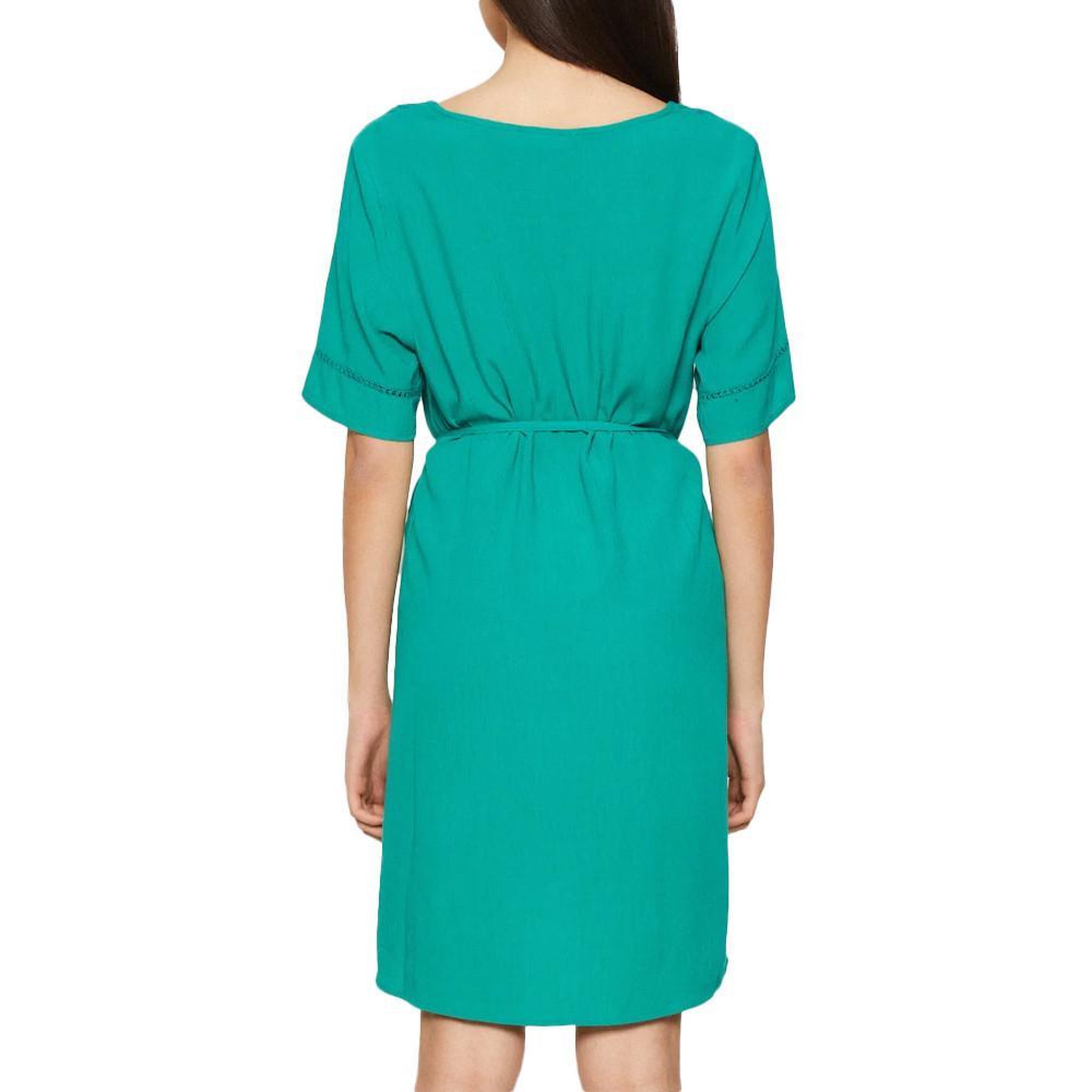 Voir la diapositive 2 : Vila Robe Vert Femme Vila Detail