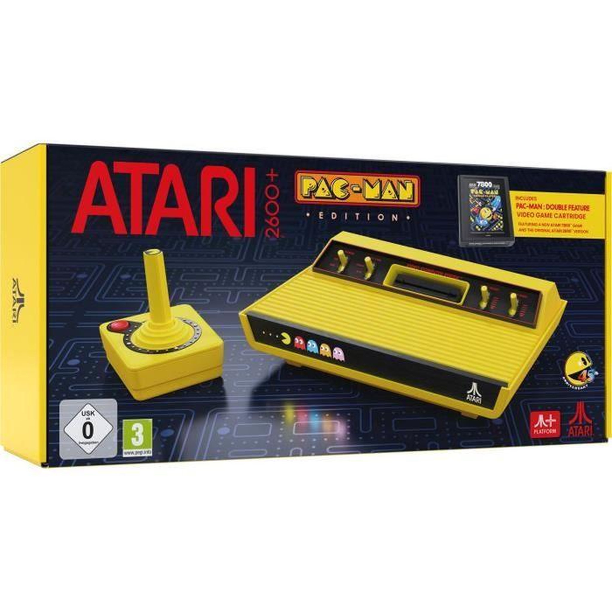 ATARI Console atari  2600+ édition pac-man jaune — hdmi, usb, slot cartouche