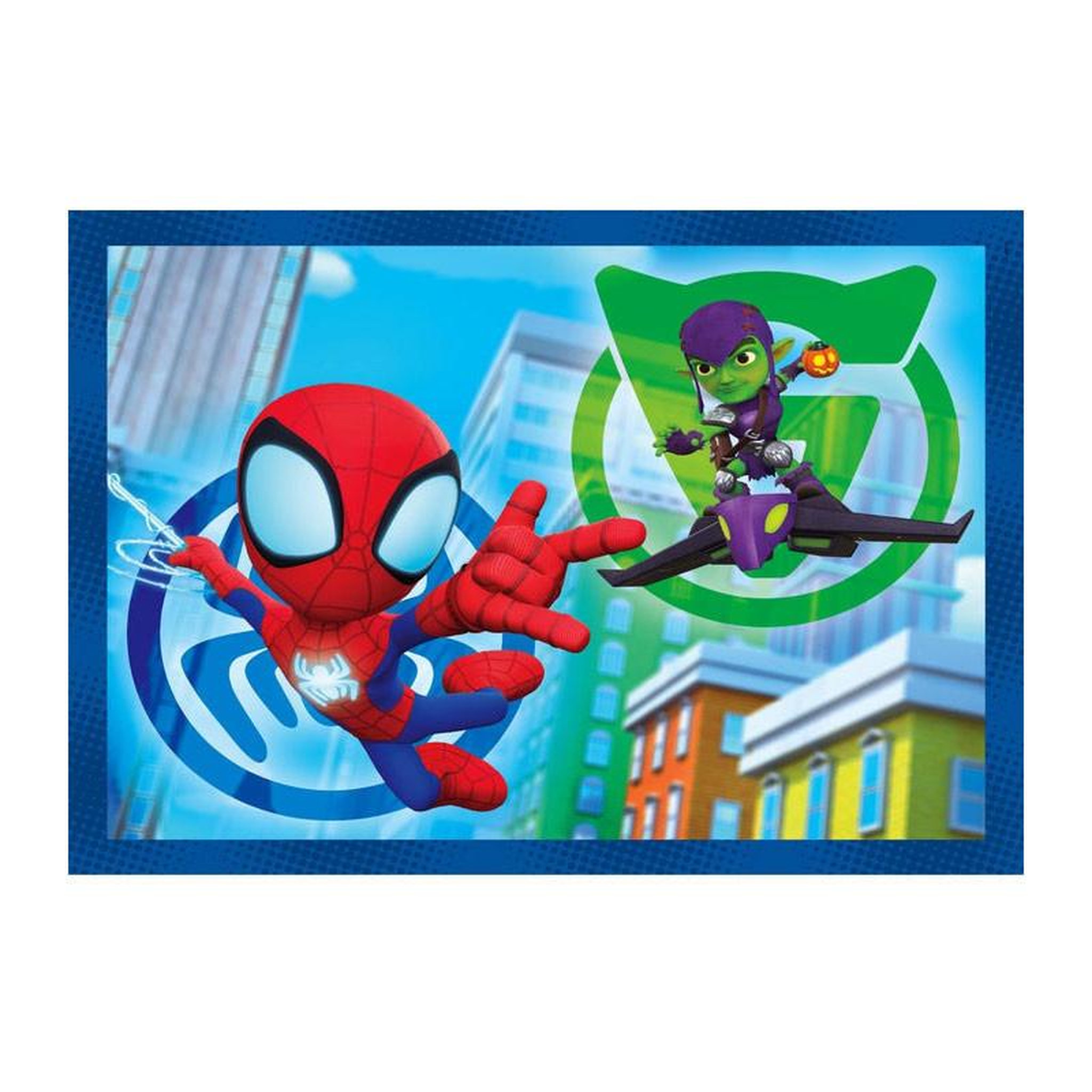 Voir la diapositive 2 : CLEMENTONI Clementoni Jigsaw Puzzle 4in1 Spidey and His Amazing Friends 21528