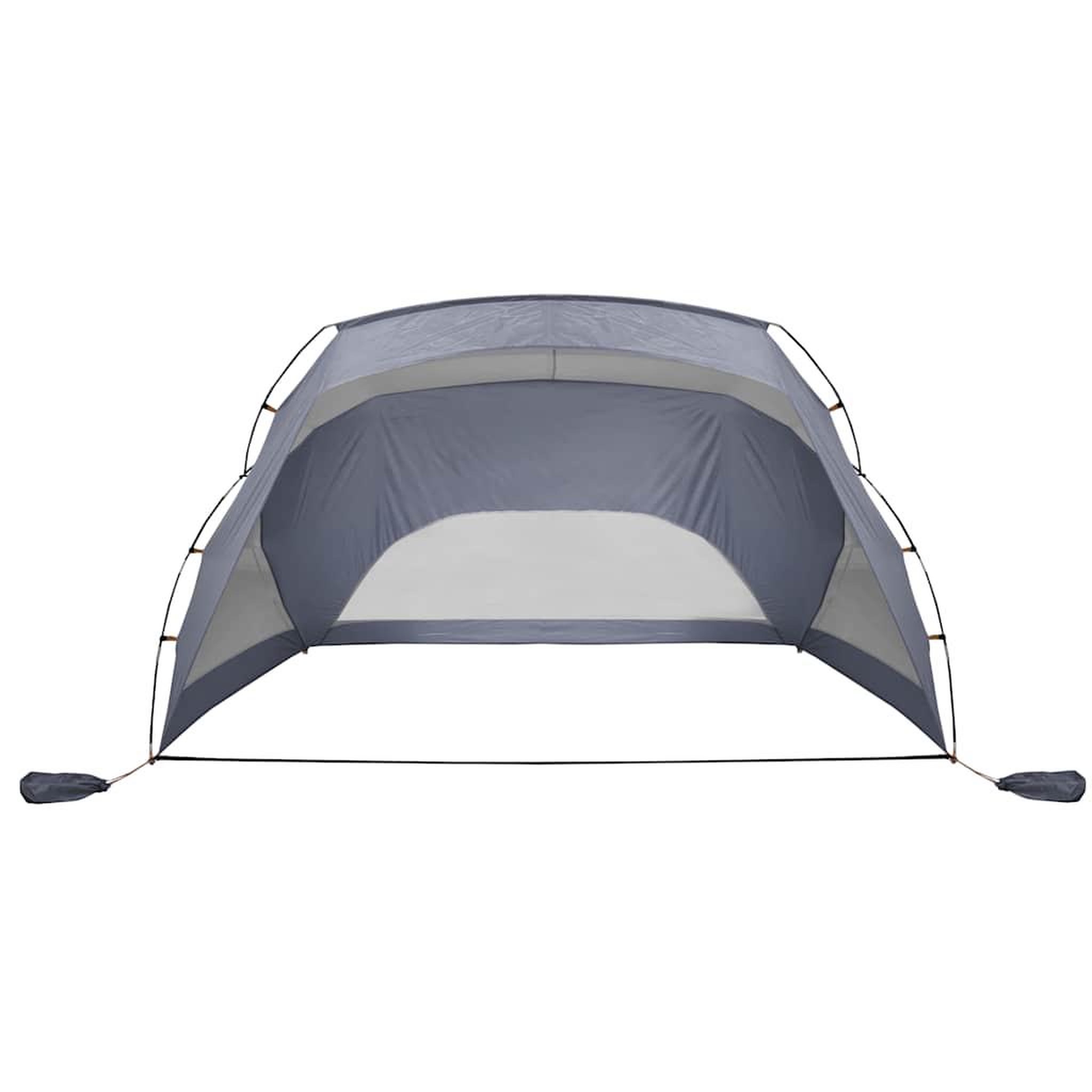 Voir la diapositive 5 : VIDAXL Tente de plage gris 274x178x170/148 cm 185T polyester