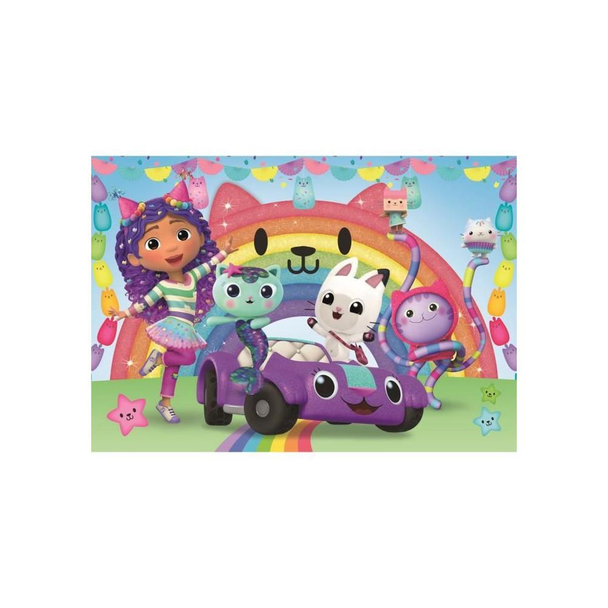 Voir la diapositive 3 : CLEMENTONI Puzzle 2 x 60 pièces - Gabby et la maison magique - Clementoni