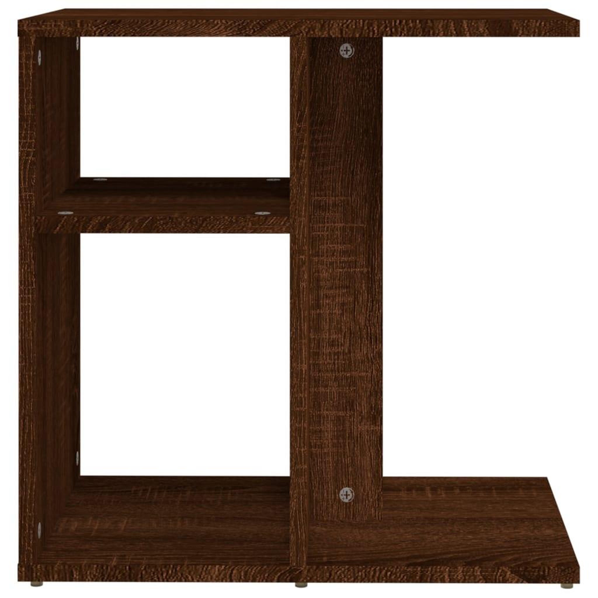 Voir la diapositive 5 : VIDAXL Table d'appoint Chene marron 50x30x50 cm Bois d'ingenierie