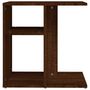 Voir la diapositive 5 : VIDAXL Table d'appoint Chene marron 50x30x50 cm Bois d'ingenierie