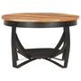 Voir la diapositive 3 : VIDAXL Table basse Ø68x43 cm Bois d'acacia solide