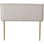 Voir la diapositive 4 : Habitat et Jardin Tête de lit  Jessica  en lin - 160 cm - Beige