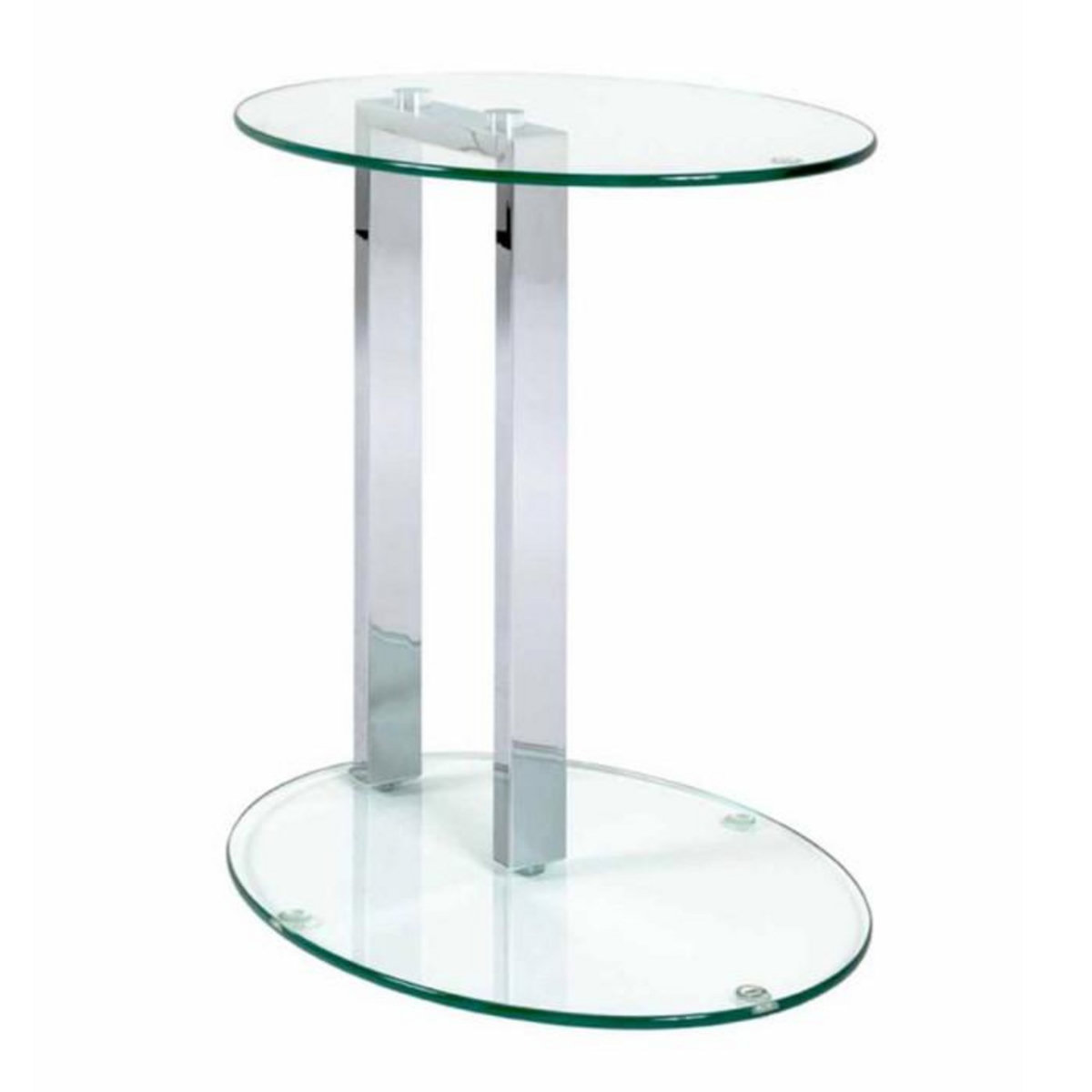Paris Prix Table d'Appoint Ovale  Antilles  50cm Transparent