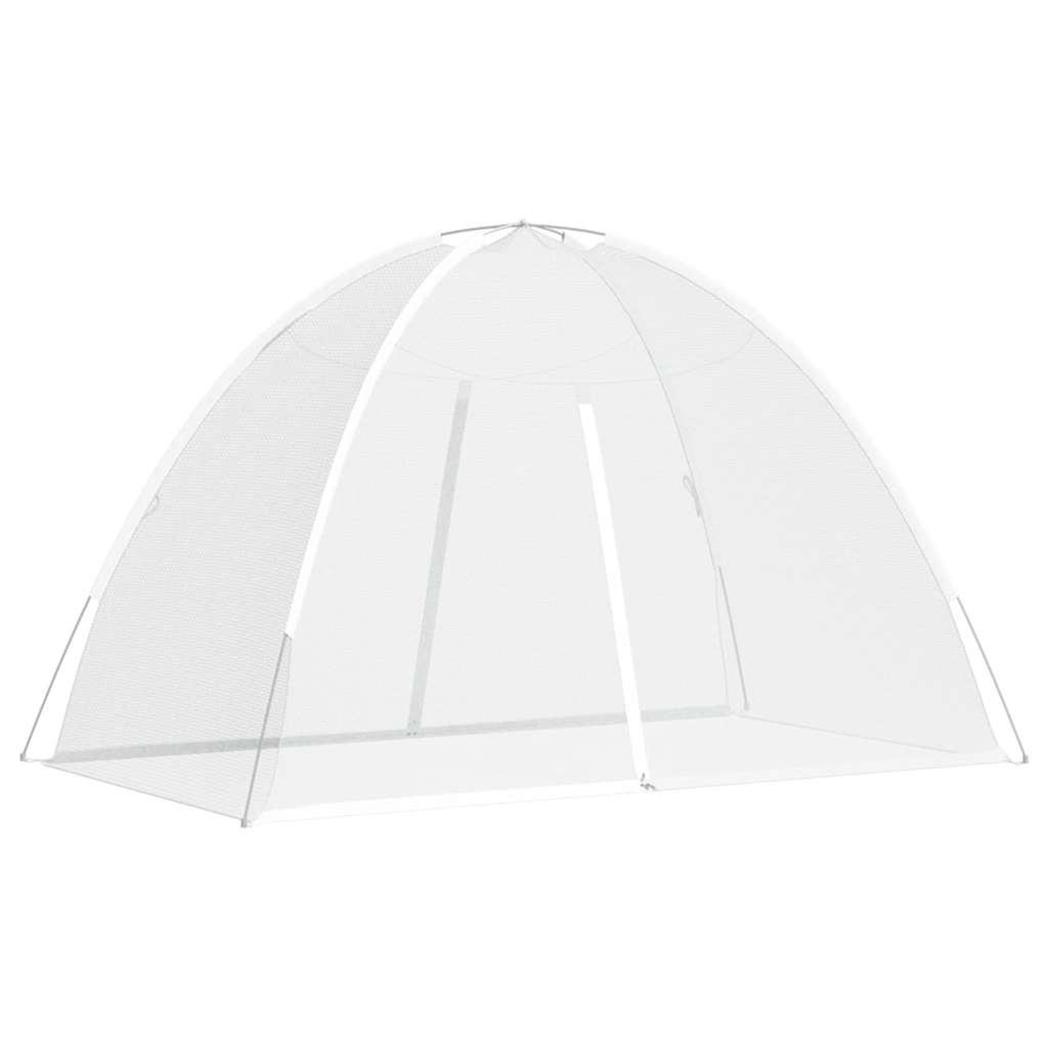 Voir la diapositive 2 : VIDAXL Moustiquaire mongole avec portes 220 maille blanc 200x120x130cm