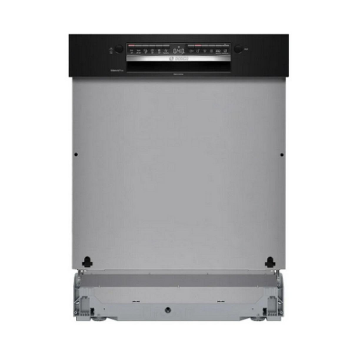 BOSCH Lave-vaisselle 60cm 14 couverts 42db intégrable avec bandeau noir - SMI4HCB07E