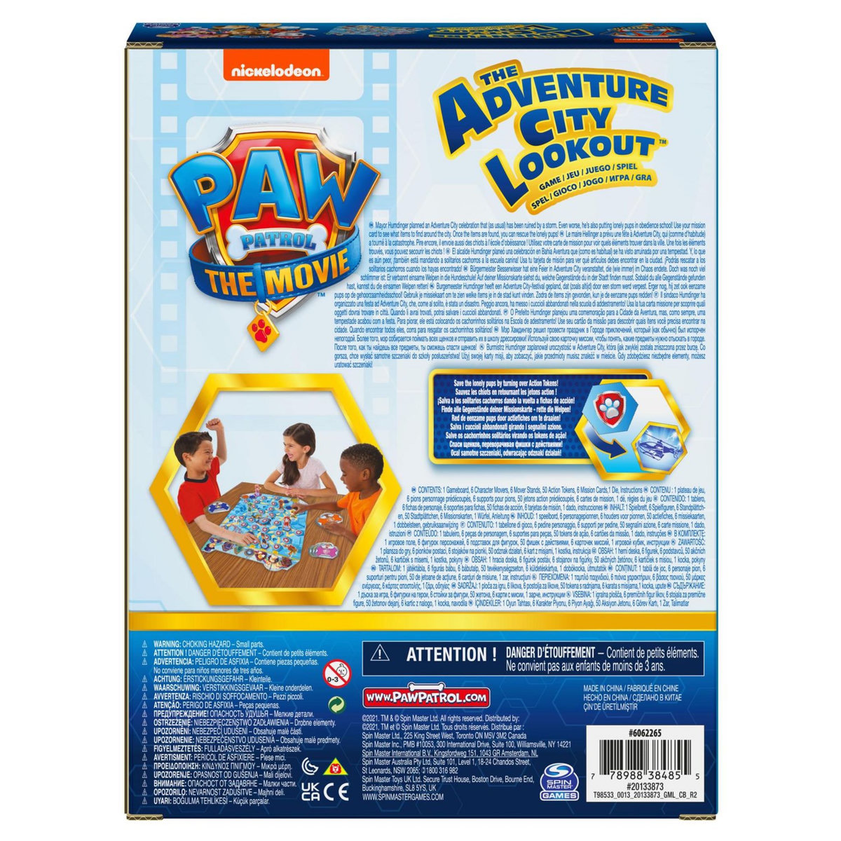SPIN MASTER Jeu de plateau - la Pat 'Patrouille - le film