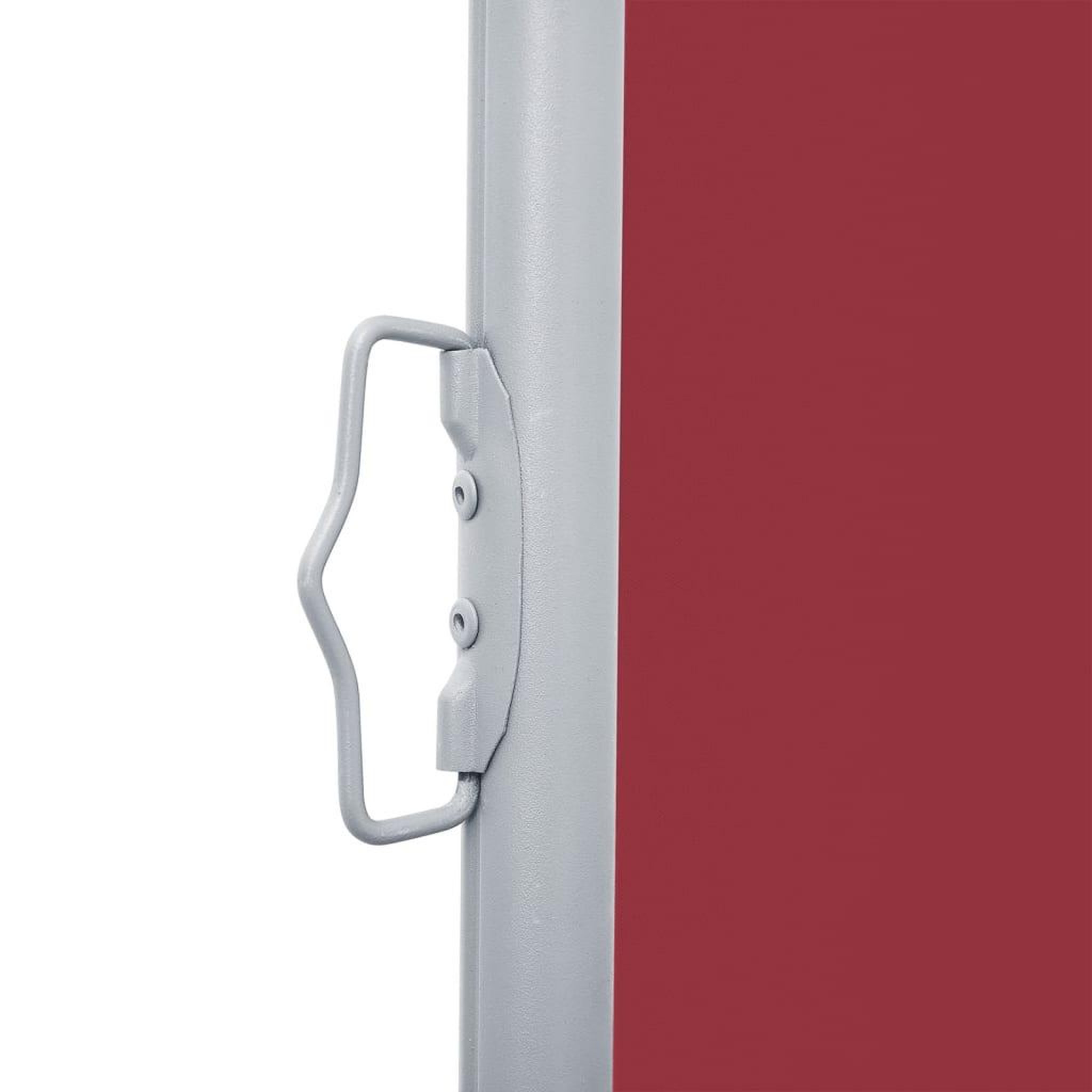Voir la diapositive 5 : VIDAXL Auvent lateral retractable rouge 100 x 1000 cm
