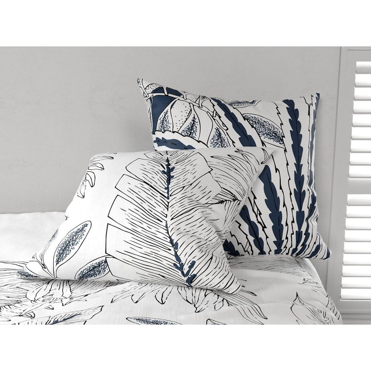 ATELIER DU COTON Parure de drap 100% coton 57fils zanzibar