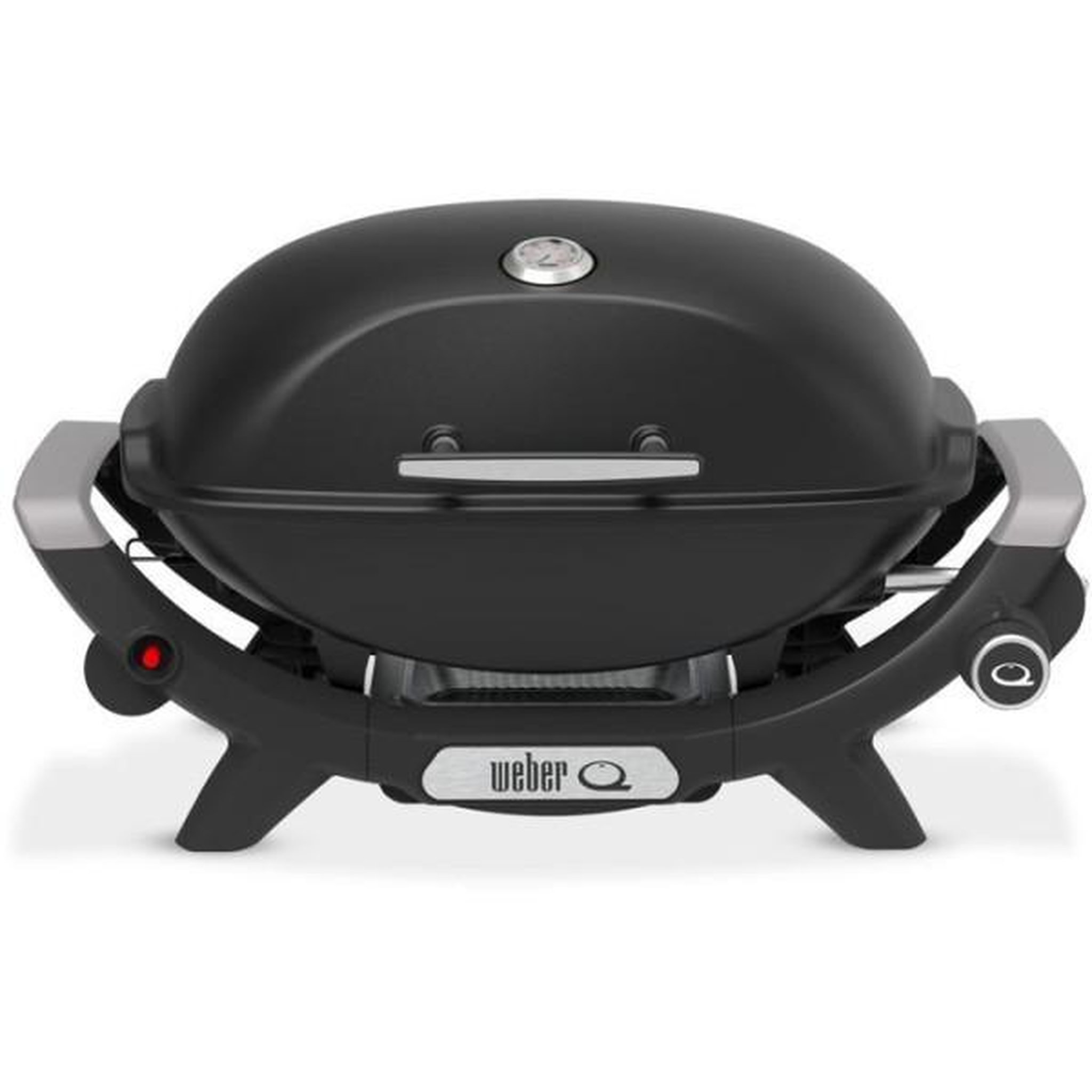 AAAAA Barbecue a gaz - weber - q2100n - 2,94kw - 1 brûleur en acier inoxydable - fonté émaillée - allumage piézoélectronique - n