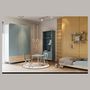 Voir la diapositive 8 : Lit enfant 70x140 cm bleu LINIA 