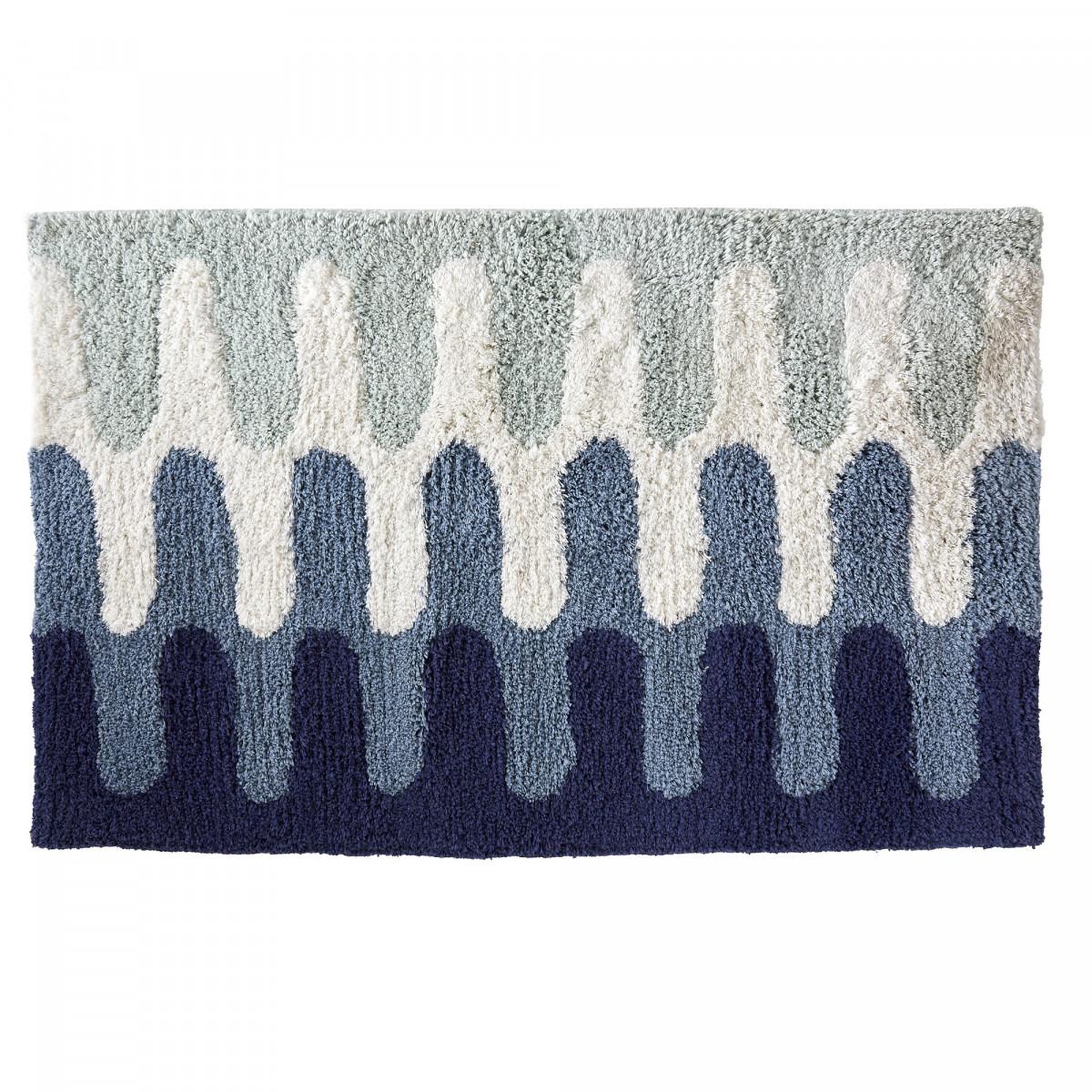 GUY LEVASSEUR Tapis de bain en coton tufté 50x80cm