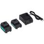 Voir la diapositive 4 : POWERPLUS Chargeur pour batterie 18v Powerplus