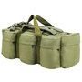 Voir la diapositive 2 : VIDAXL Sac de sport style militaire 3 en 1 90 L Vert olive