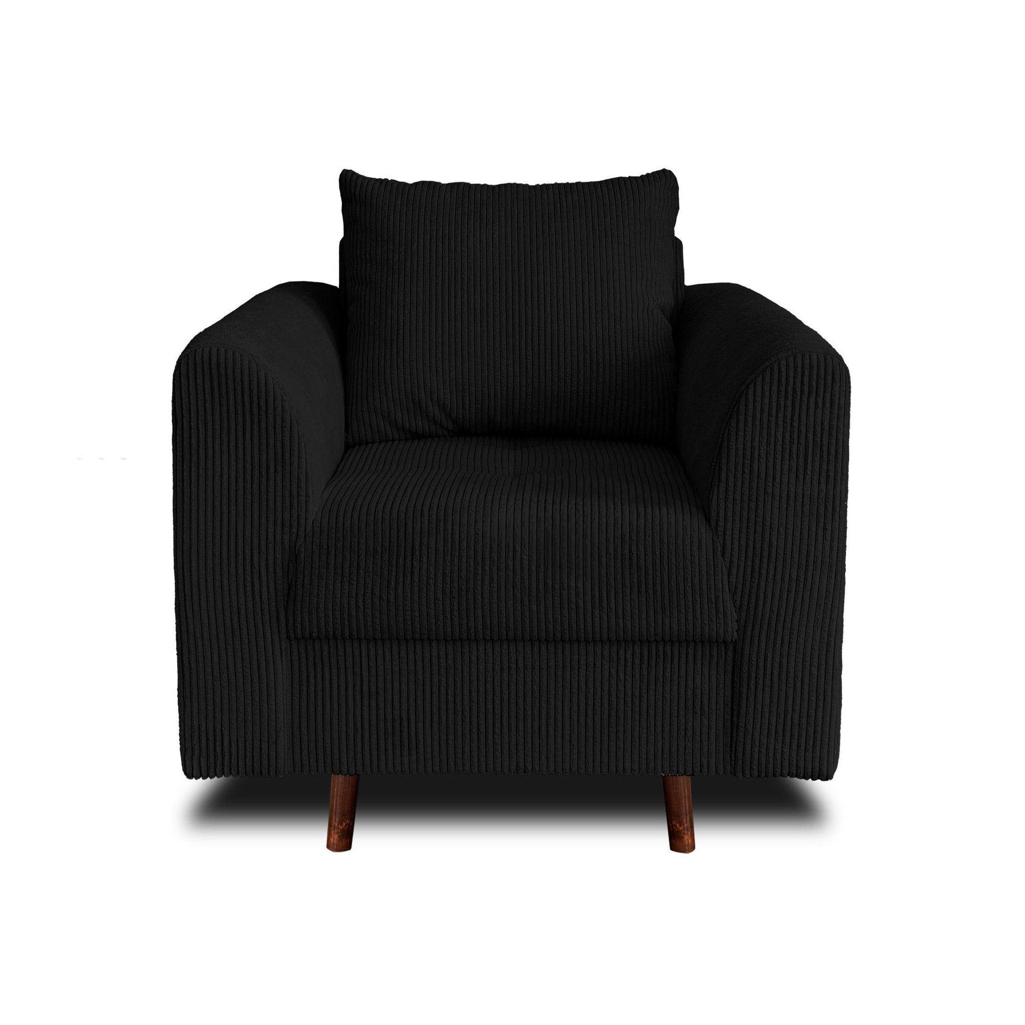 Voir la diapositive 1 : LISA DESIGN Rune - fauteuil - en velours côtelé