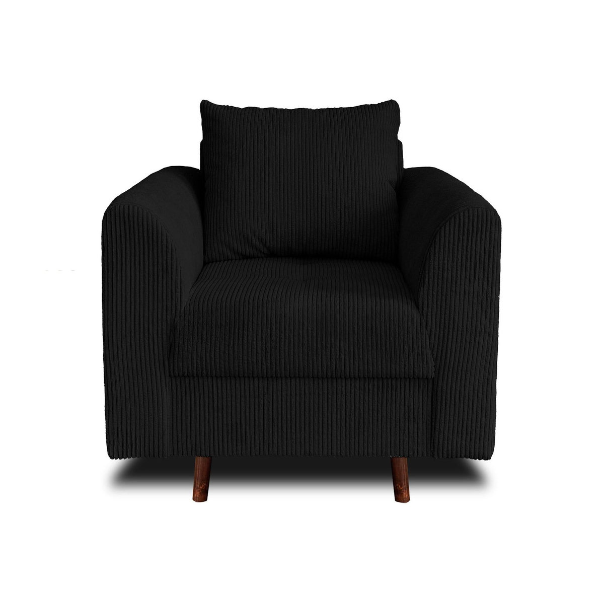 LISA DESIGN Rune - fauteuil - en velours côtelé